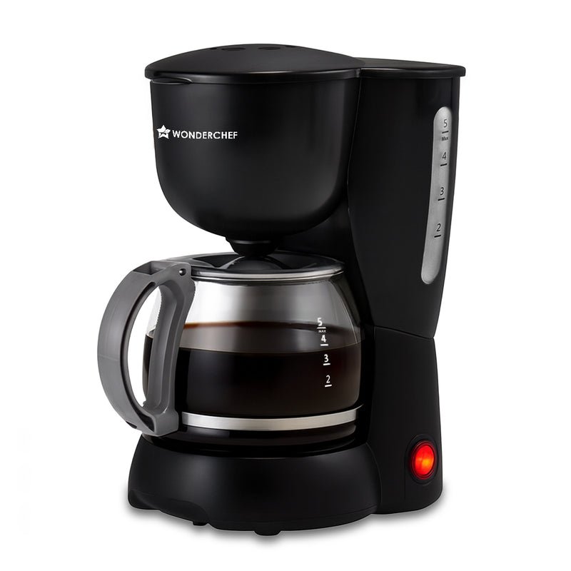 Wonderchef Veneto Brew Coffee Maker 600mL Black