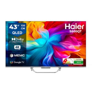 Haier 43 inch 108 cm 43S800QT-P QLED Series 4K Smart Google TV