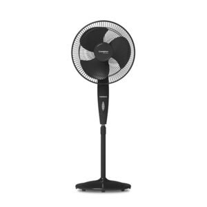 Crompton 400 mm 16 Inch Black HighSpeed Torpedo Pedestal Fan