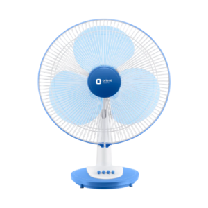 Orient 400 MM Desk 25 White Blue Table Fan