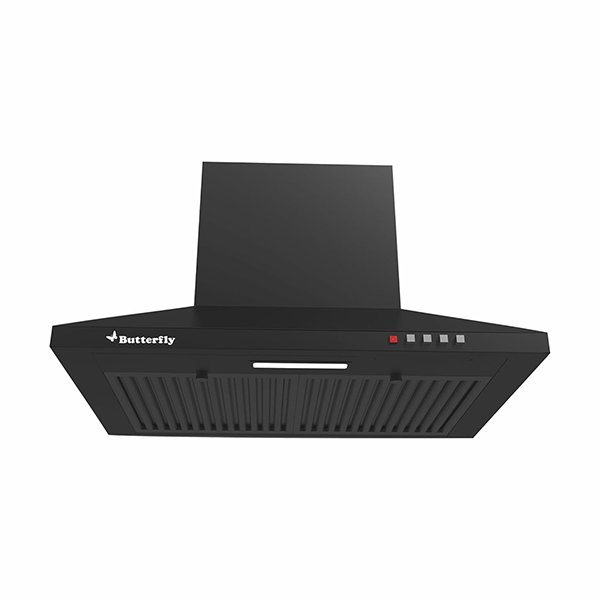 Butterfly 60 cm CH 601 Black Matte Finish Conical Chimney