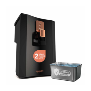 Eureka Forbes Aquaguard Enrich Superio 2X RO+UV Copper Alkaline Stainless Steel Water Purifier