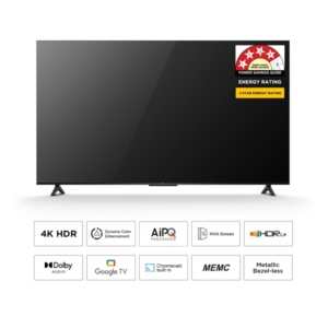 TCL 43 inch 108 cm 43P6L 4K Ultra HD Smart LED Google TV