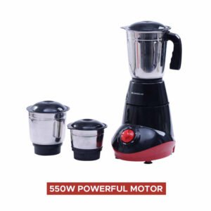 Wonderchef Capri Mixer Grinder 550W Black & Red