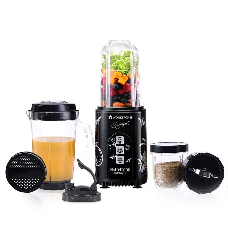 Wonderchef Nutri-blend Smart 3 Jar Automatic Mixer Grinder with Dual Pulse Function 500W