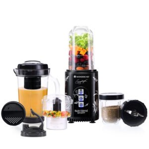 Wonderchef Nutri-blend Smart CKM Automatic Mixer Grinder with Dual Pulse Function 500W Black