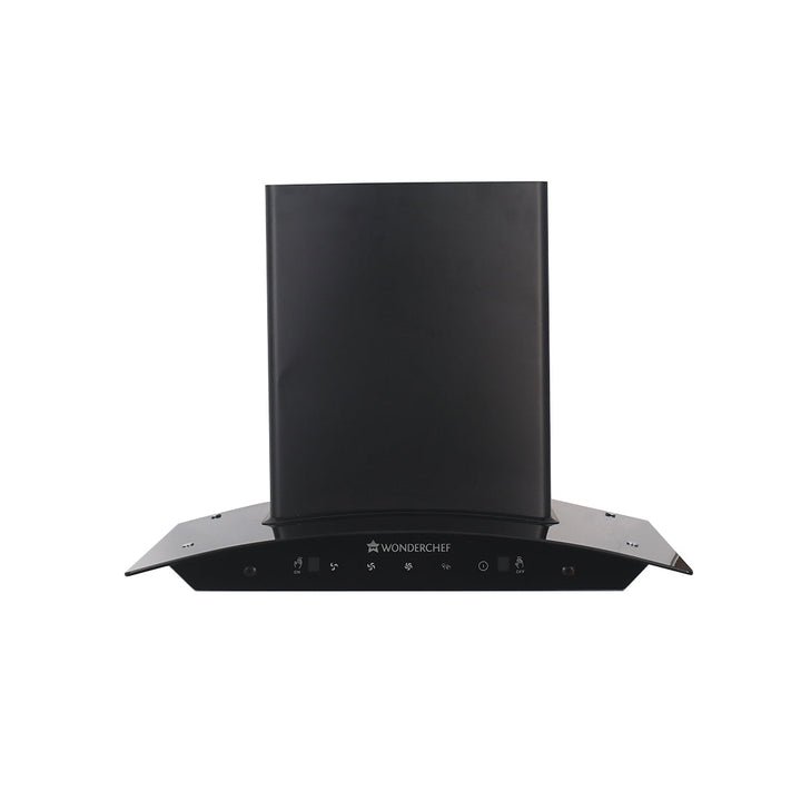 Wonderchef Power Curve Wall-Mount Chimney 60cm Black