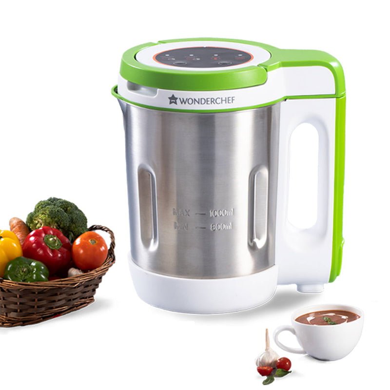 Wonderchef Soup Maker 1L 800W Green and Silver