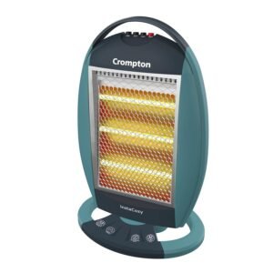 Crompton Insta Cozy 1200 Watt Halogen Room Heater with 3 Heat Settings