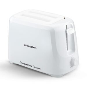 Crompton SunBrown Classic Pop-up Toaster 700W with Removable Crumb Tray