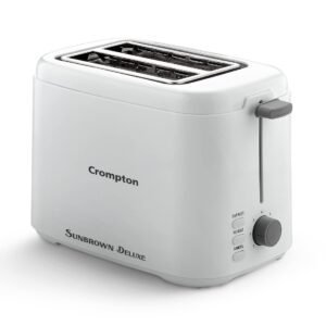 Crompton SunBrown Deluxe Pop-up Toaster 800W with Removable Crumb Tray