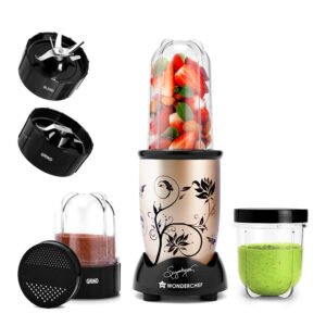 Wonderchef Nutri-blend 500W Mixer Grinder 3 Jars Champagne