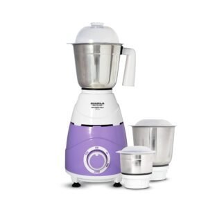 Maharaja Whiteline Mixtron DLX Mixer Grinder-3 jars-750W (Lavender & White)