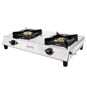 Lifelong Agni 2-Burner, SS-Gas Stove LLGS200