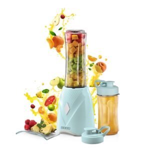 USHA Blender NB30X1 Nutri Blend 2 Jars (600 Ml & 330 Ml) With Easy To Carry Bottles