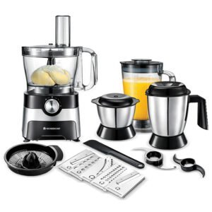 Wonderchef Regal 1000W Food Processor Mixer Grinder Citrus Juicer and Kitchen 4 Jars